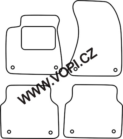 Autokoberce Audi A8 03/2010 -  Royalfit (225)